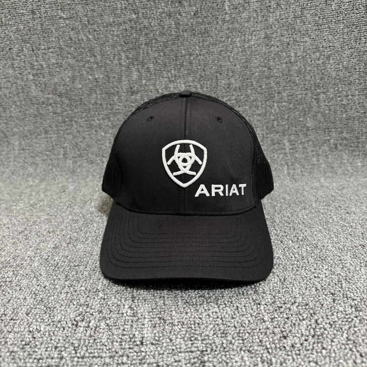 '47 Brand Ariat Trucker Snapback Black OSFA Mesh Back Hat