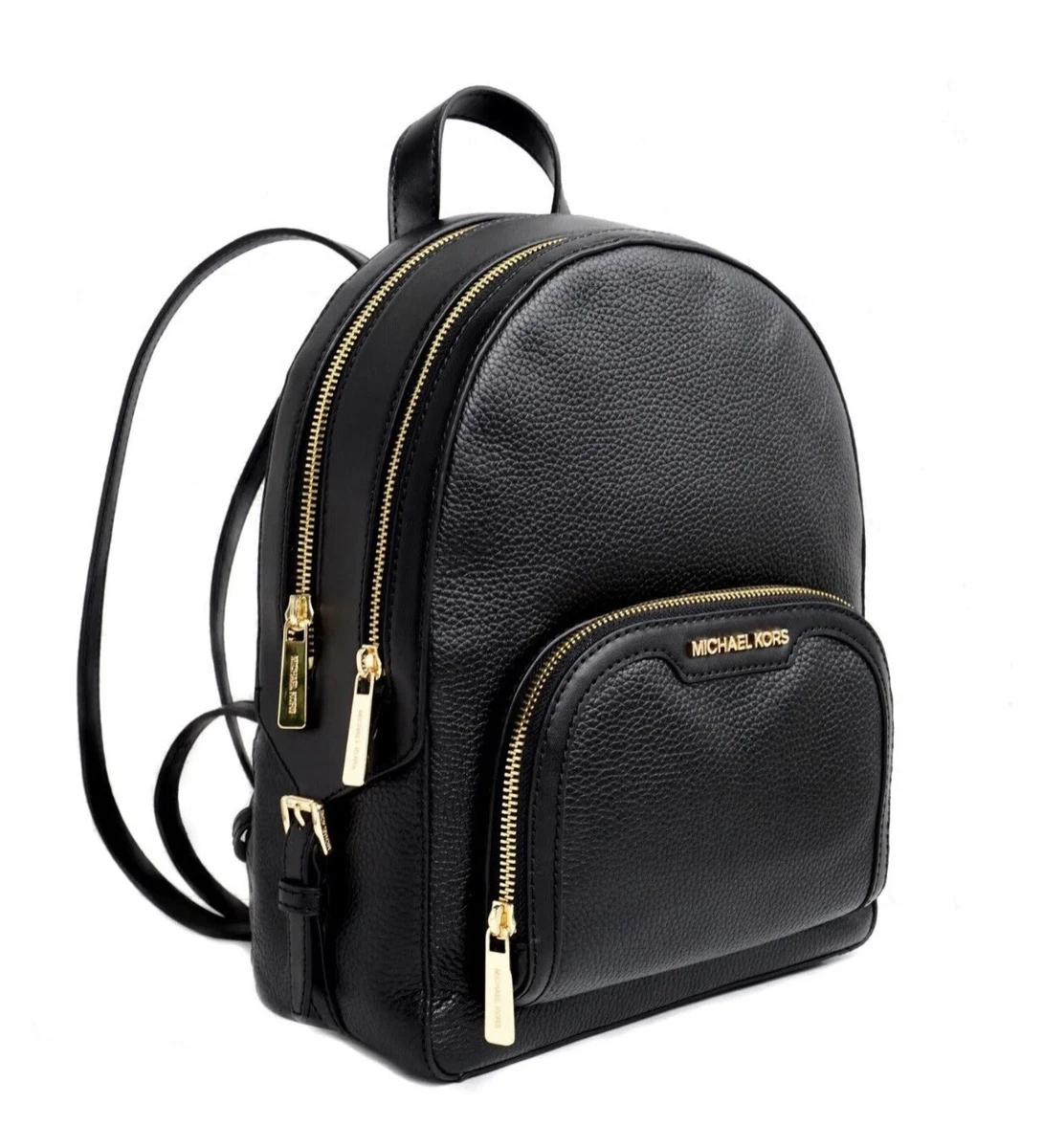 Michael+Kors+Black+Backpack+Men+100+Auth+Bag+Leather+Classic+Style