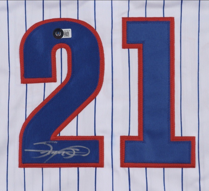 Sammy Sosa Autographed Signed Chicago Cubs / Jersey (Beckett) 