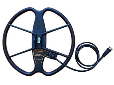 Detech 13'' Ultimate Search Coil for Quest Q60 Metal Detectors