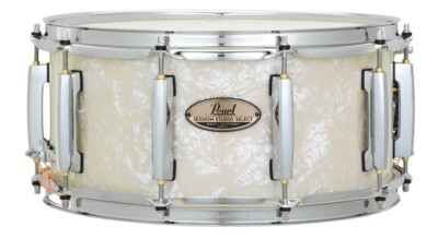 Pearl Session Studio Select Nicotine White Marine Pearl 14x6.5 Snare Drum Dealer