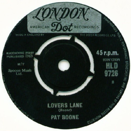 Pat Boone - Lover's Lane (7") - Picture 1 of 1