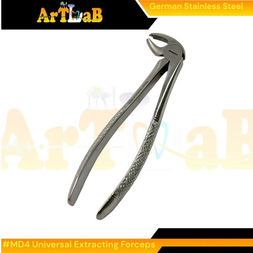 Universal Tooth Extraction Pliers MD4 for Lower Molars - German Stainless Steel - Picture 7 of 10