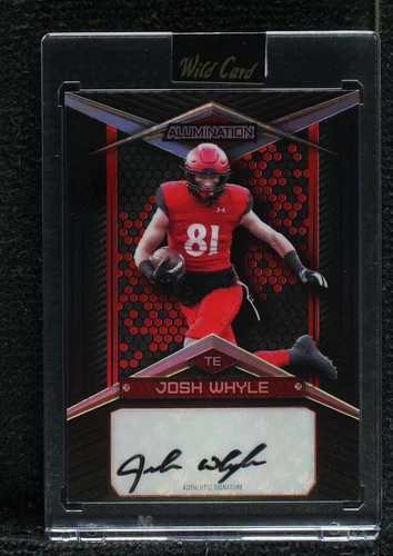 2023 Wild Card Alumination Draft Josh Whyle #AB-75