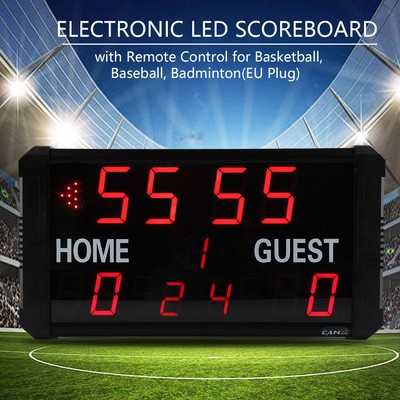 Elektro Led Ergebnistafel Anzeigetafel Spielstandanzeige Zahltafel Countdown Eu Ebay