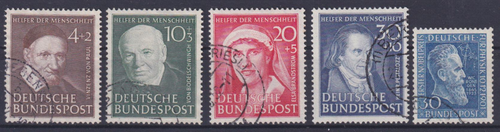 Bund BRD Mi.Nr. 143 - 146 & 147 gestempelt, 1951 (Mi. 160,-€)