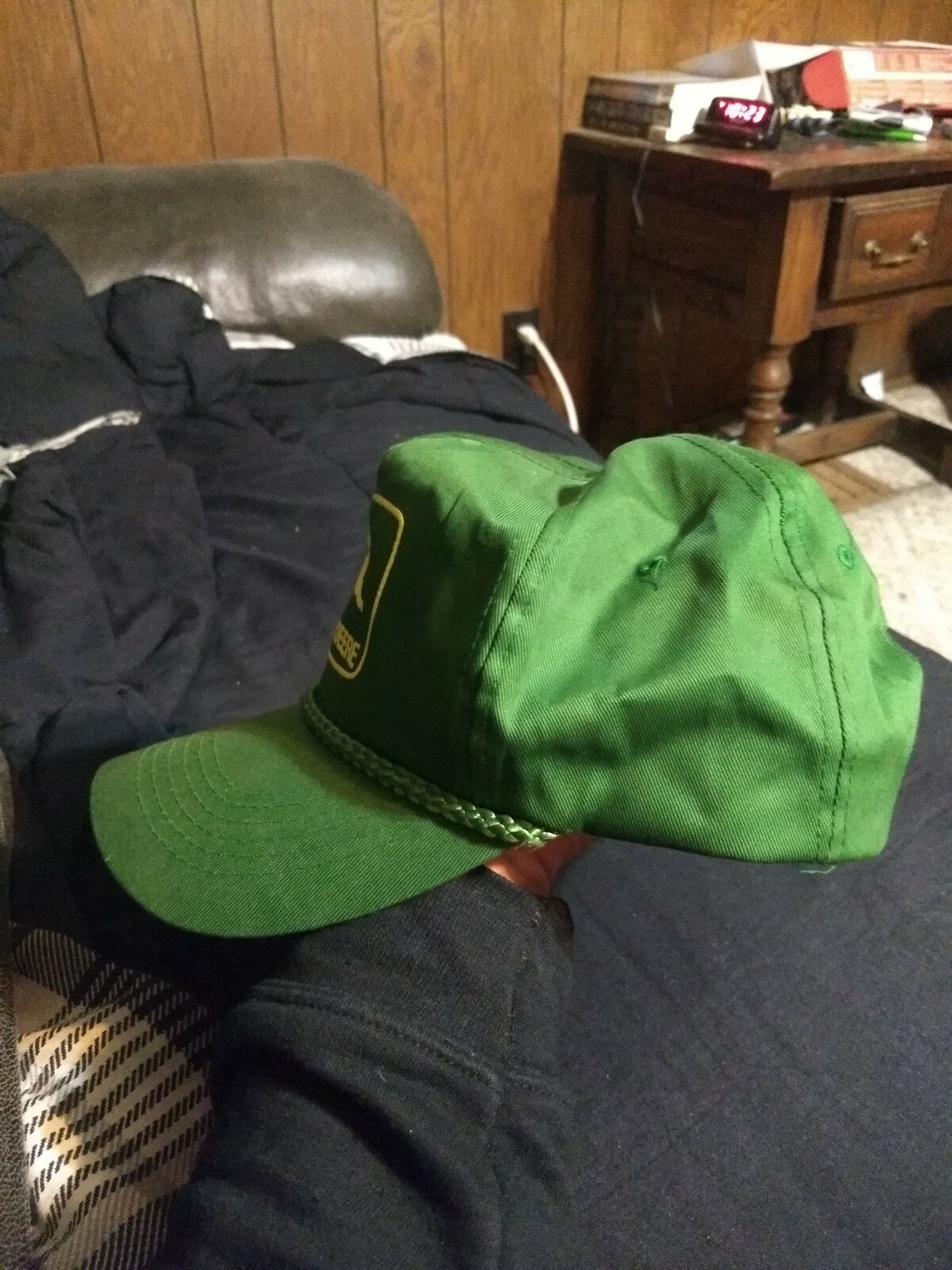 Vintage John Deere Tractors Farm Hat Cameo Wearguard Snapback Green eBay