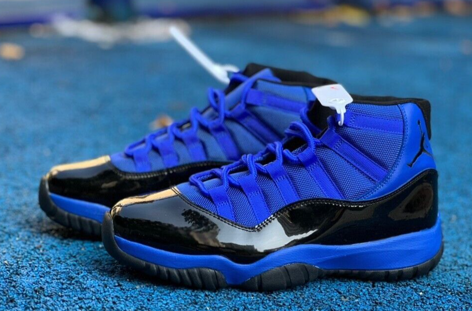 Free Shipping Nike Air Jordan 11 Retro CT8012-400 Blue Black Men Size