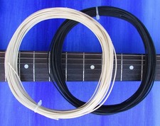 Gavitt Tinned Cloth Push Back Guitar Wire 22ga " 100 feet " 50 BLACK  50 WHITE
