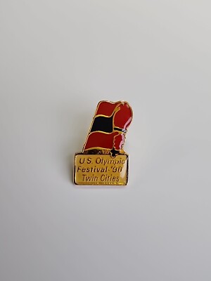 US Olympic Festival '90 Twin Cities Souvenir Lapel Pin Minneapolis St Paul