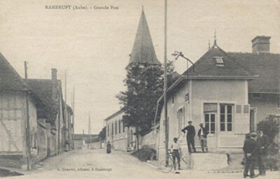 10 - CPA Ramerupt (Aube) Grande Rue / 1916 / Superbe