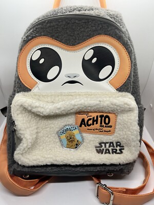 bioworld star wars mini backpack Bioworld Star Wars Porg Sherpa Mini Backpack