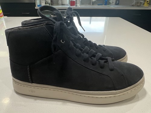 UGG Men’s Cali Sneakers High Top In Navy Suede Size 11 MSRP $140 - Picture 6 of 12