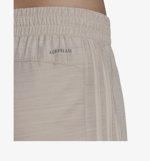 ADIDAS Pacer 3-Stripes Woven  Brown 3” Shorts Size M - Image 2 of 4