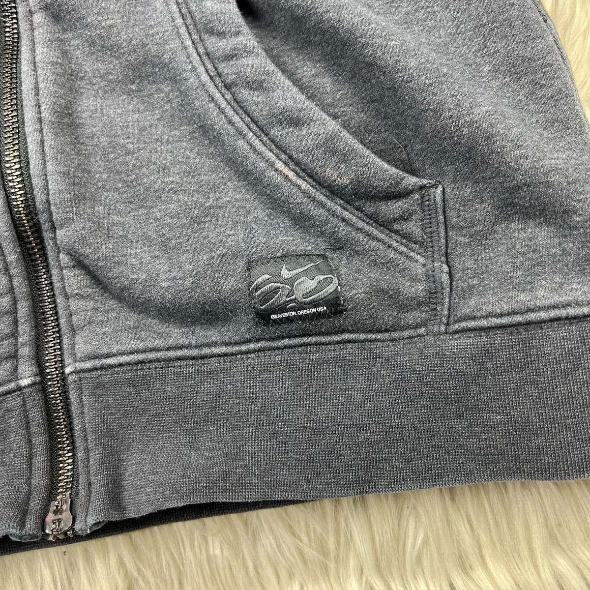 Nike 6.0 Women's S Gray Zip Front H2oody Zip Hoodie H2O | eBay