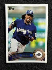 RICKIE WEEKS #266 2011 Topps Baseball Milwaukee Brewers