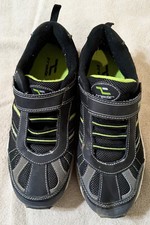 Tredz Shoes Sneakers Size 6 Youth Boys Shoe Black Green TuffTek