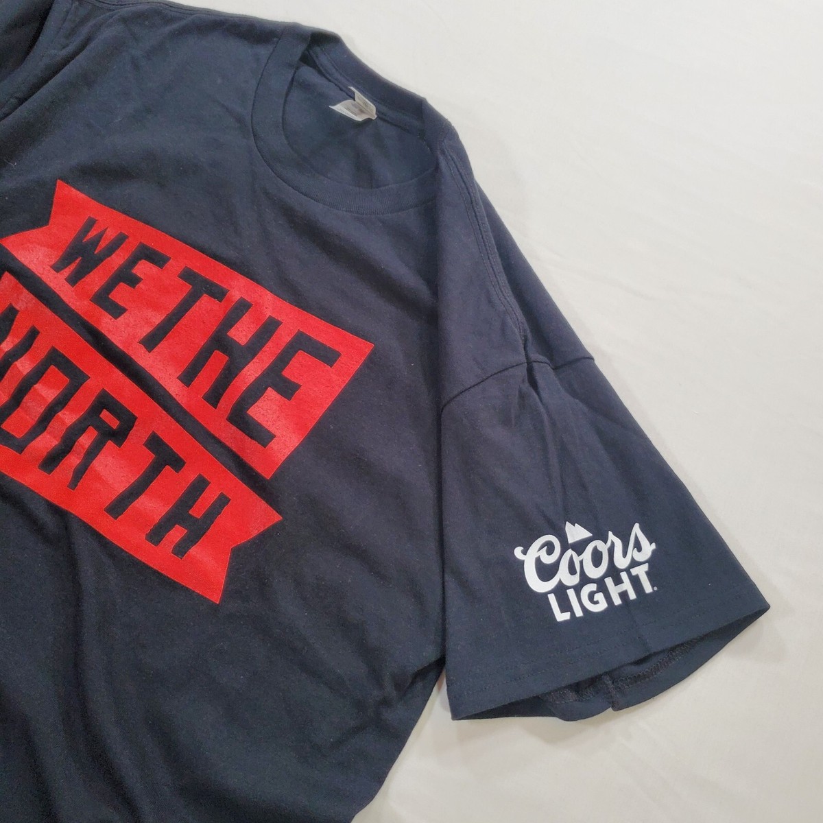 NBA Toronto Raptors We The North Shirt Adult Large Black Coors Light  Basketball