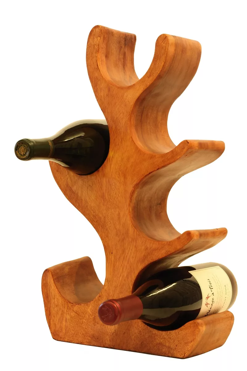 Wooden tree wine rack new arrivals
