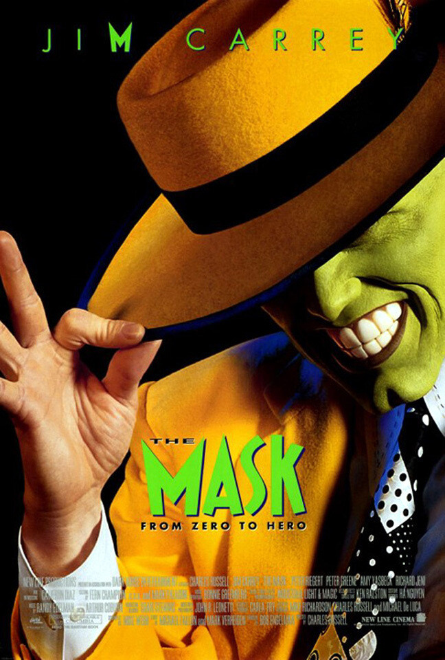ＵＳＡ製洋画映画ポスター ＆マスク The Mask (1994) Movie Poster, Original, SS, Unused, NM, Rolled | eBay