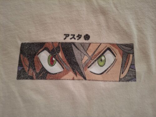 Anime Shirt Katsuki Bakugo Eyes Box Logo Men M Beige Cosplay Vintage Collectible - Bild 3 von 5