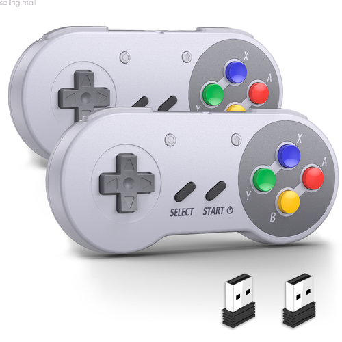 2PCS Wireless/Wired SNES USB Controller Joystick Gamepad for PC MAC Raspberry Pi - Picture 45 of 60