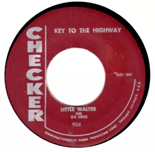 Little Walter : Key To The HIghway / Rock Bottom - Original CHECKER 1958