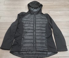 Gerry Jacket Women’s Large Black Full Zip Down Lightweight Puffer Hoodie $150