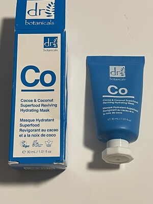 Dr. Botanicals Co Cocoa & Coconut Superfood hydrating Mask 1.01oz Full Size    B