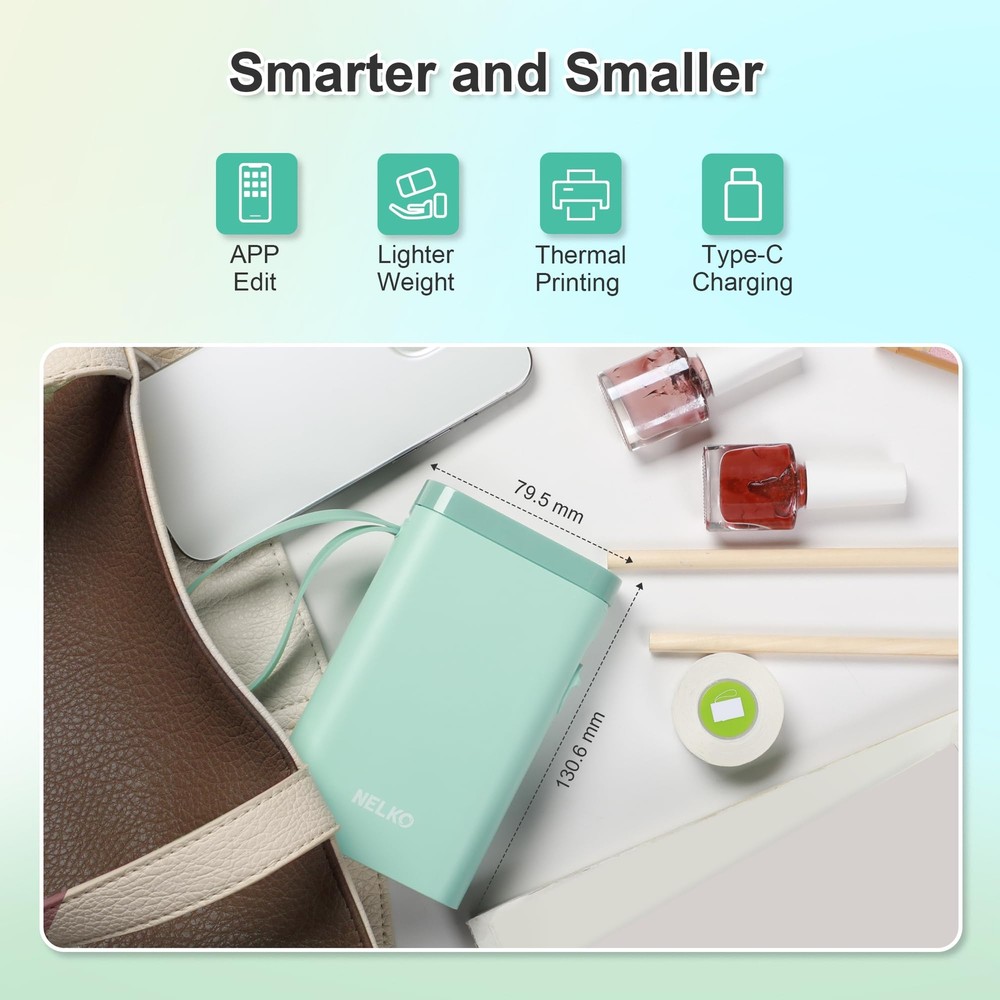 Bluetooth Label Maker Machine P21 Wireless Mini Printer with Tape
