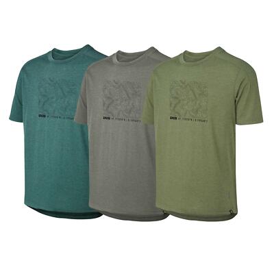 iXS Herren T-Shirt Flow Contour Tech Tee Fahrrad MTB Mountainbike Trail Kurzarm