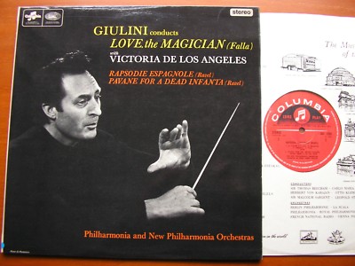 SAX 5265 FALLA: LOVE THE MAGICIAN / RAVEL: RAPSODIE  ANGELES / GIULINI / PO   NM