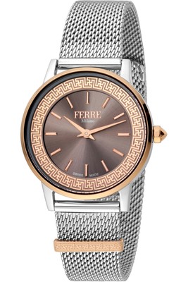 Ferrè Milano Watch - FM1L103M0721 for Female Mouse grey in Steel