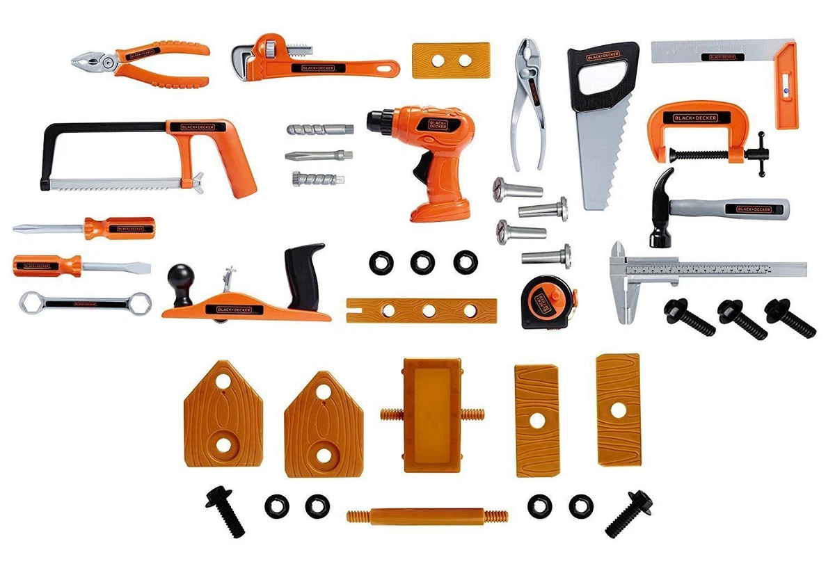 Black and Decker Junior Deluxe Tool Set Unboxing 