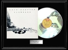 ERIC CLAPTON SLOWHAND WHITE GOLD SILVER PLATINUM TONE RECORD LP RARE NON RIAA