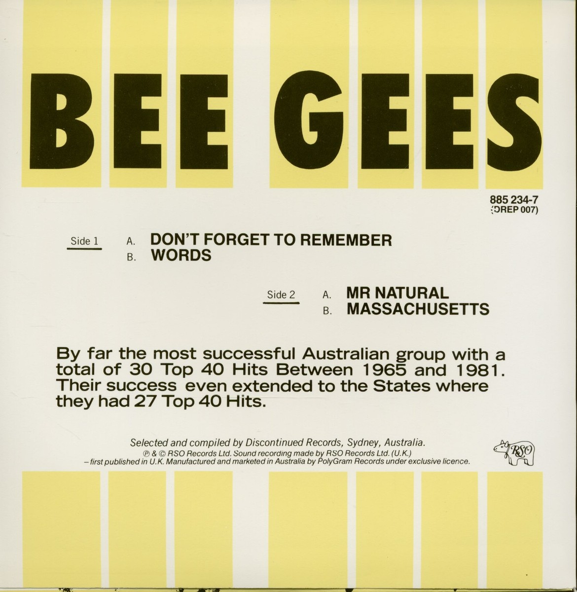 The Bee Gees - Bee Gees - Australian EP Series (7inch, 45rpm