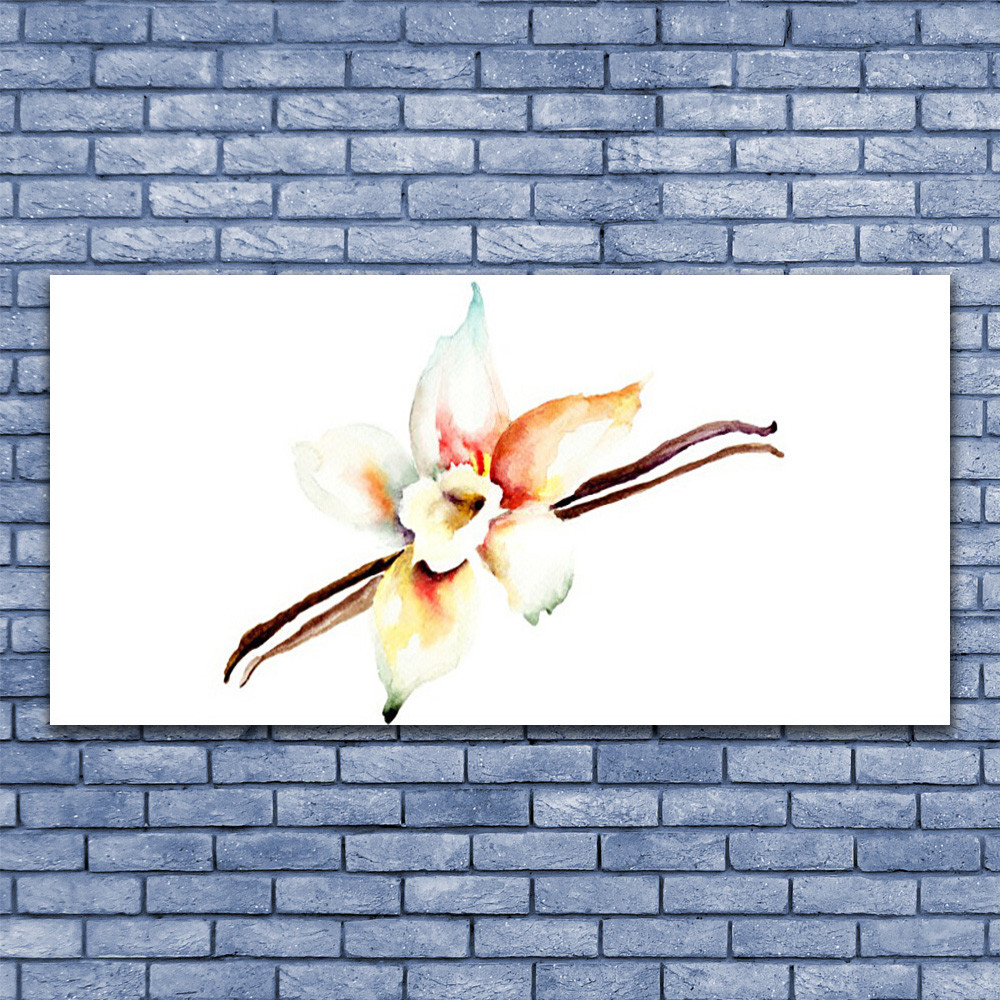 Art Fleur impression sur verre acrylique 140x70 tableau mural pour decoration