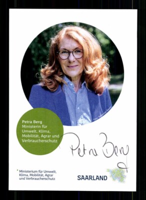 Petra Berg Autogrammkarte Original Signiert # BC 215005