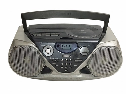 Philips CD Player Casette AM FM Sound Machine AZ1505 Boom Box TESTED READ - Picture 14 of 24