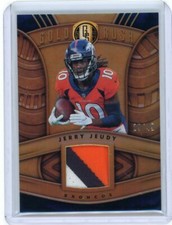 2020 Panini Gold Standard Football Rookie Patch #GR-JJ Jerry Jeudy #29/49