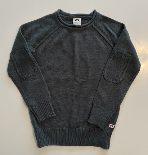 NWT Appaman Green Rolled-Neck Sweater, Size 4T, Little Boys/Girls, Patch Elbows