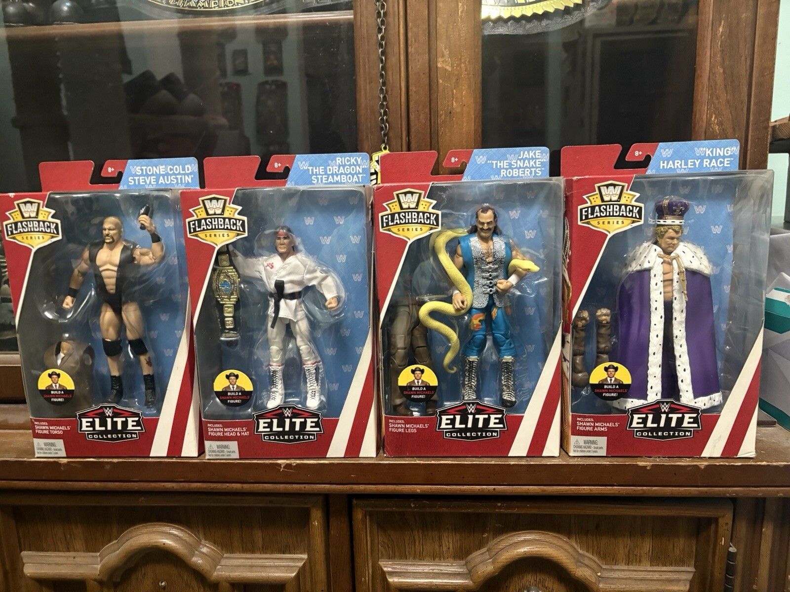 WWE Walmart Exclusive Flashback Elites Series Build Commissioner Shawn Michaels