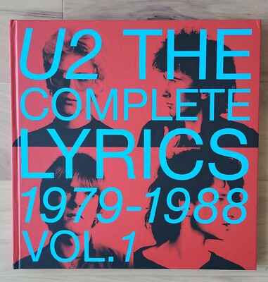 【激レア非売品!】U2 THE COMPLETE LYRICS 2冊セット!! 激レア非売品!】U2 THE COMPLETE LYRICS 2冊セット!! 激レア