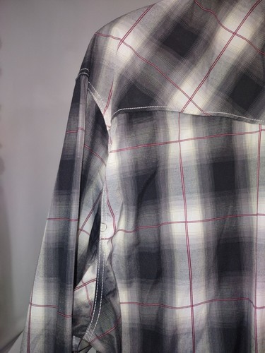 RODEO CLOTHING CO. Western Plaid Shirt Men's Size XL - Picture 12 of 13