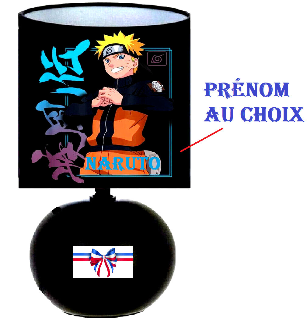 Naruto idée cadeau anniversaire originale avec lampe de nuit et mug déco
