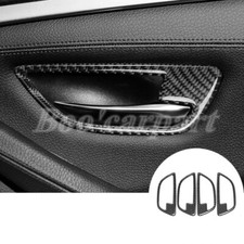 F�r BMW 5er F10 F11 Karbonfaser Innen Autot�r T�rgriffmulde T�rgriff Rahmen 4Stk