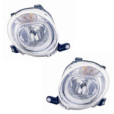 COPPIA Fari Fanali ANTERIORI SUPERIORI FIAT 500 2007 H7 Motore Elet. Compatibile