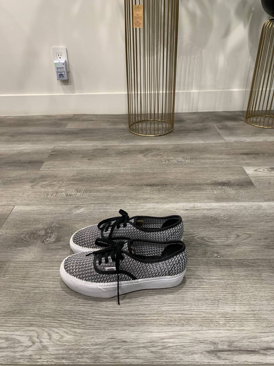 Vans Authentic Platform Mesh Gray White Black Sho… - image 2