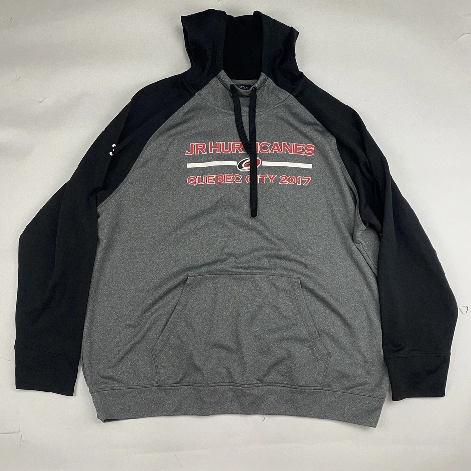Charles River Apparel Jr. Hurricanes Quebec City 2017 Hooded Sweatshirt 2XL XXL - Image 2 of 4