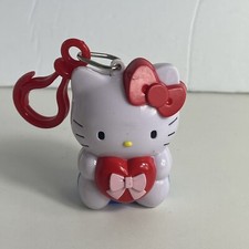 Hello Kitty Sitting by Sanrio 2.5  Backpack Clip Key Chain Charm